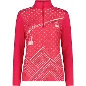 CMP 35l0496 Half Zip Sweatshirt Rose M Femme