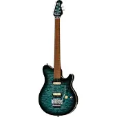 Sterling By Music Man Axis AX50QM Yucatan Blue guitare électrique