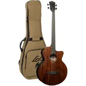LAG Guitars SAUVAGE-BCE basse électro-acoustique avec housse