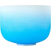 Sela 10" Blue Crystal Singing Bowl Throat Chakra