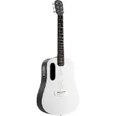 Lava Music ME Play 36" Nightfall / Frost White guitare électro-acoustique folk connectée avec housse Lite Bag