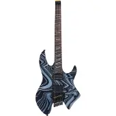 Sire Larry Carlton X6 6-String Headless Black Swirl guitare électrique
