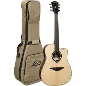 LAG Guitars HyVibe 30 HV30DCE guitare électro-acoustique folk avec multi-effets intégré