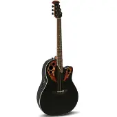 Ovation 2778AX-5-G Standard Elite Deep Contour Cutaway Guitare électrique-acoustique western noire