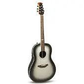 Ovation Pro Series Ultra Mid-Depth Non-Cutaway Silver Shadow 1516SSM-G