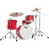 Pearl DMP984/C899 Decade Maple Matte Racing Red batterie 4 fûts