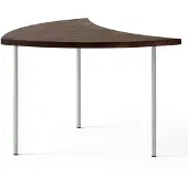 &tradition Pinwheel Table Basse HM7 Stainless Steel Legs | Oiled Walnut