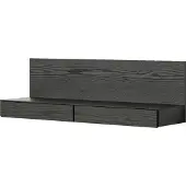 New Works Tana Meuble Média Mural Black Stained Oak