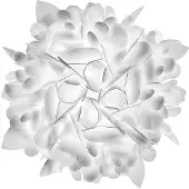 Slamp Applique Murale , Veli, dimmable, Blanc, Salon / séjour, Plastique, Design