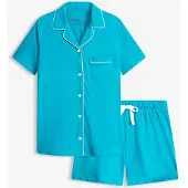 Bonprix Pyjashort avec chemise boutonnée