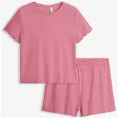 Bonprix Pyjashort finement côtelé