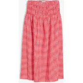 Bonprix Jupe longue en coton extensible