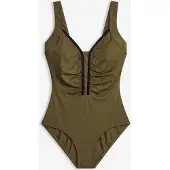 Bonprix Maillot 1 pièce à passepoil