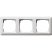 Gira Cadre , triple, Standard 55, blanc pur mat, 1 pièce.