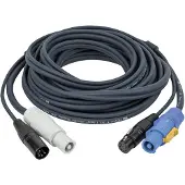 DAP FP18 câble hybride PowerCON - XLR 5 broches, 10 m