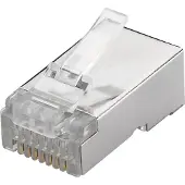 Pearl goobay - Connecteur de réseau - RJ-45 (M) - blindé - CAT 6 (pack de 10)