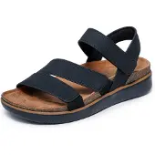 SKECHERS Sandales 'Lifted Comfort' noir