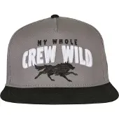 Cayler & Sons Casquette 'Crew Wild' greige / rouge / noir / blanc