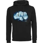 Mister tee Sweat-shirt 'Ice Rings' bleu / noir