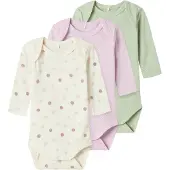 Name it Barboteuse / body beige clair / vert pastel / lilas / mauve