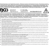 Bgs Tournevis fente 8 mm longueur de la lame 150 mm (Escale)