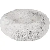 Flamingo Korb Alba, forme ronde, blanc/gris