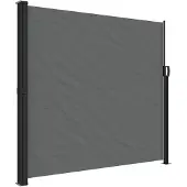 vidaXL -Pare-brise 180 x 500 cm Anthracite -effacé
