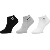 Karl Lagerfeld Chaussettes gris / noir / blanc