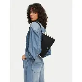 Karl lagerfeld JEANS Sac bandoulière noir / blanc