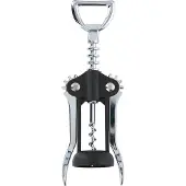 Alpina sport Tire Bouchon 17cm Pour Bouteilles De Vin En Acier Inoxydable Noir / Argent
