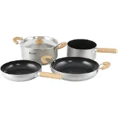 Outwell Feast Ceramic Xl Cooking Set Argenté