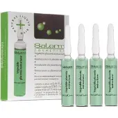 Salerm Ampoules capillaires – RÉGÉNÉRANT PLACENTAIRE VÉGÉTAL – 4 x 13 ml