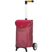 Andersen Shopper Cabas 'Unus ' marron / rouge / blanc