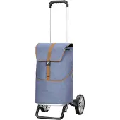 Andersen Shopper Cabas 'Alu Star' camel / bleu fumé