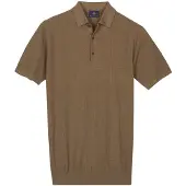Baileys Modern Fit Polo en maille marron,