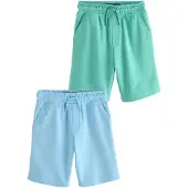 Next Pantalon bleu clair / vert clair