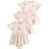 Next Barboteuse / body beige clair / cappuccino / rose / blanc