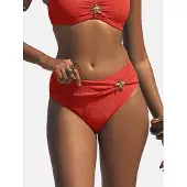 Love & roses Bas de bikini orange