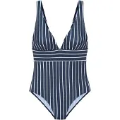 s.Oliver Maillot de bain bleu foncé / blanc