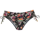 Buffalo Bas de bikini nude / orchidée / orange foncé / noir