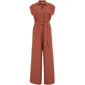 We fashion Combinaison marron / rouge rouille