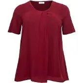 Sheego Chemisier rouge rubis