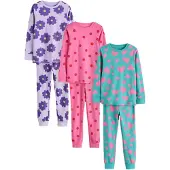 Next Pyjama émeraude / lavande / violet foncé / rose
