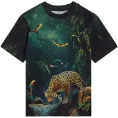 We fashion T-Shirt bleu foncé / mélange de couleurs