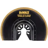 DeWalt Lame titanium Ø100 mm pour Multicutter - semi-circulaire à moyeu déporté - DT20711-QZ