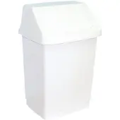 Curver Poubelle avec couvercle - 25 x 46 x 24 cm / blanc / 15 litres
