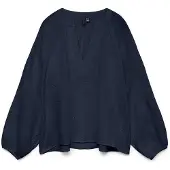 Vero Moda Chemisier 'VMNatali' bleu foncé