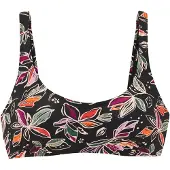 Buffalo Hauts de bikini beige clair / lavande / orange / noir