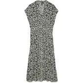 Vero Moda Robe-chemise 'VMMENNY' beige / noir / blanc