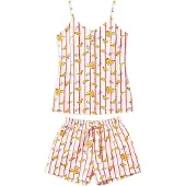 Gisela Pyjama Sans Manches Fruit Print Frida Collection
